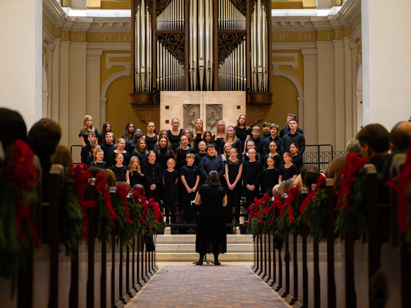 Christmas by Candlelight choir