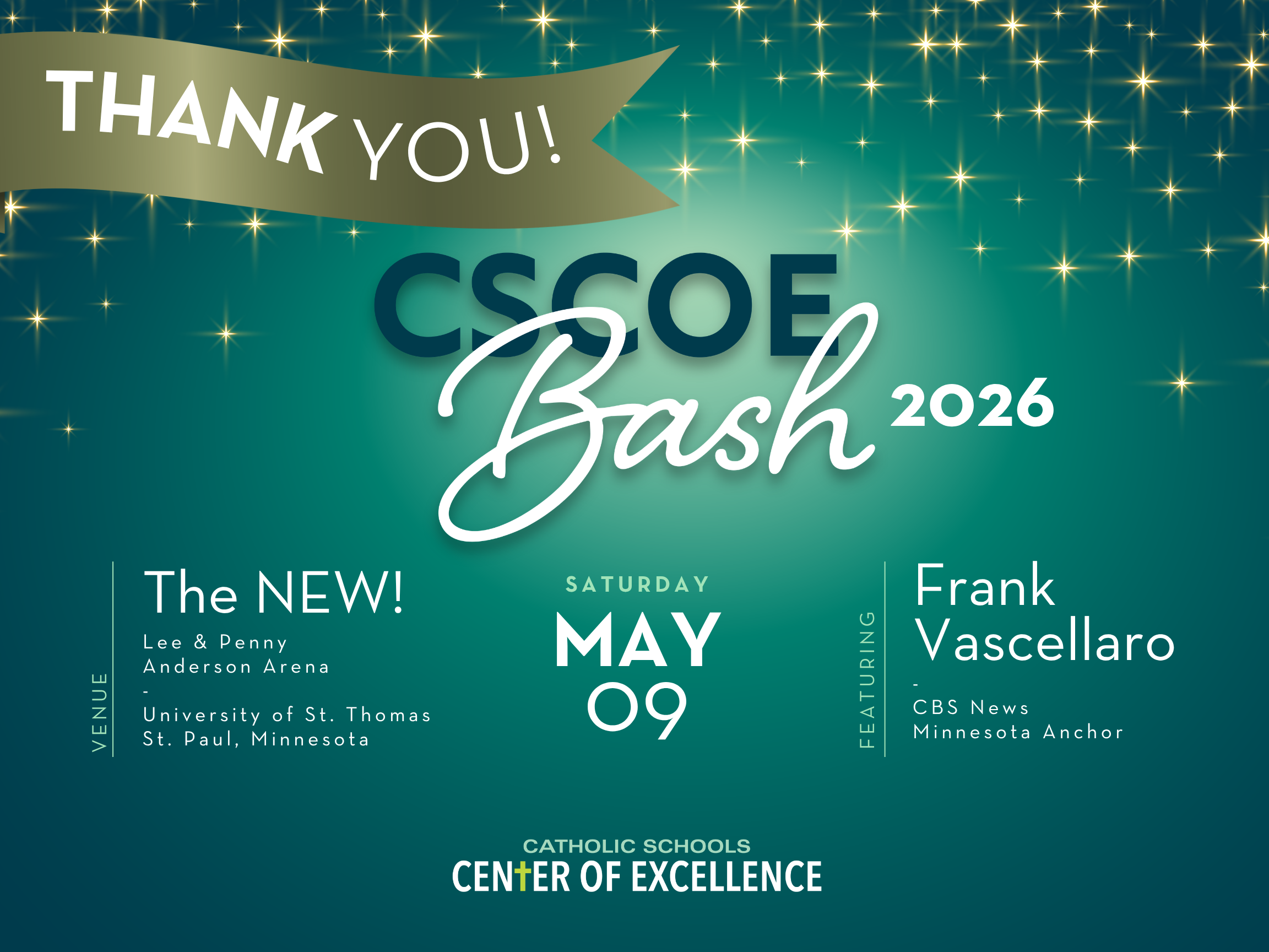 2026 CSCOE Bash Sold Out Sign